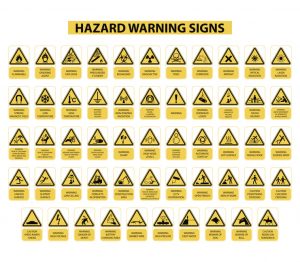 warning safety labels